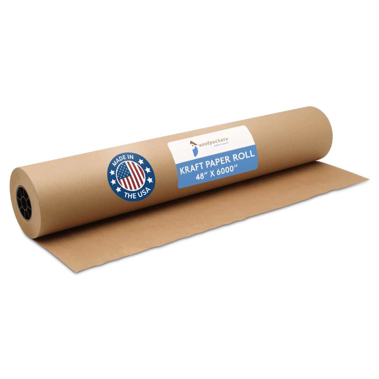 Jumbo Brown Craft Paper Roll, Multiple Sizes, for Gift Wrap| Woodpeckers